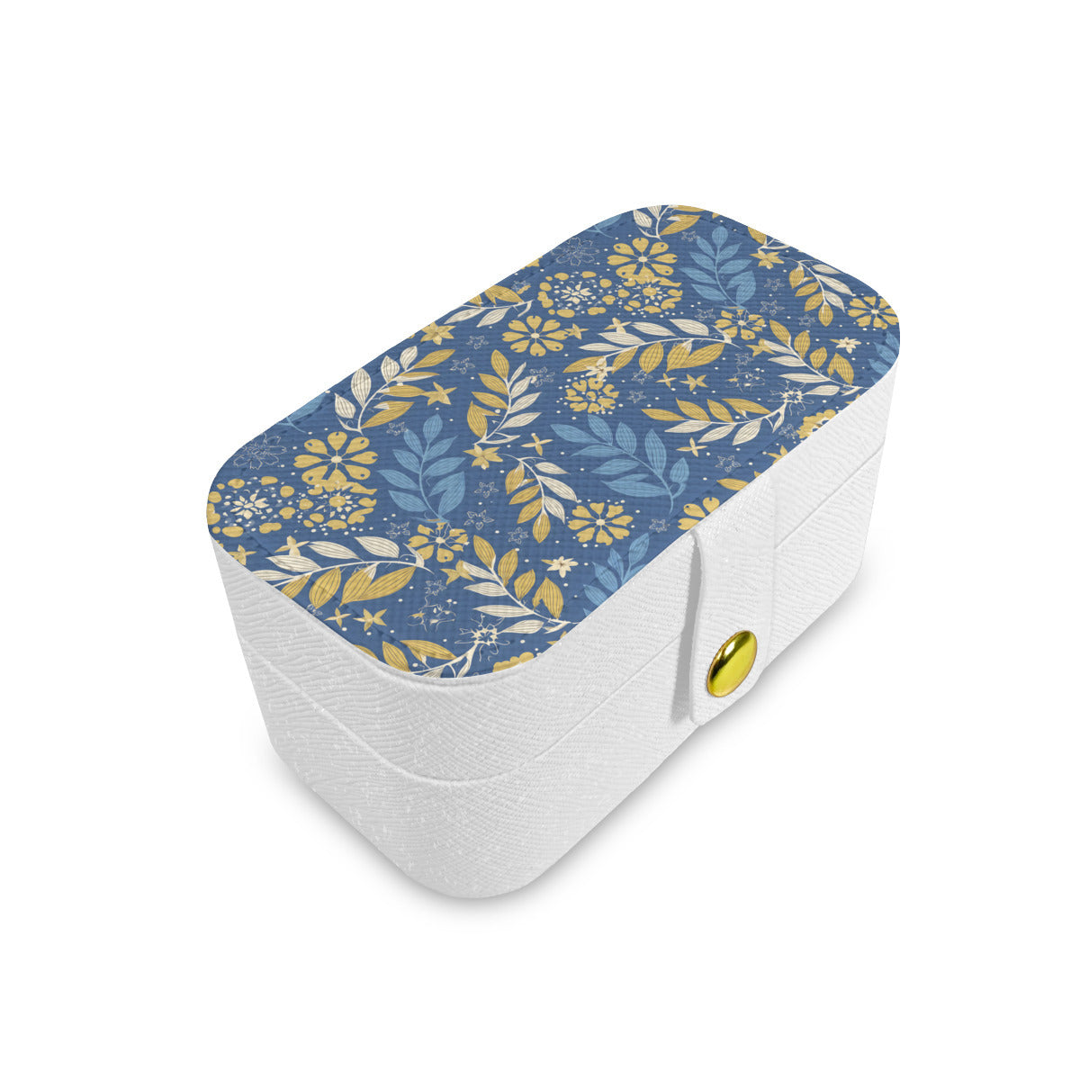 Tropical pattern Personalized Portable Jewelry Box