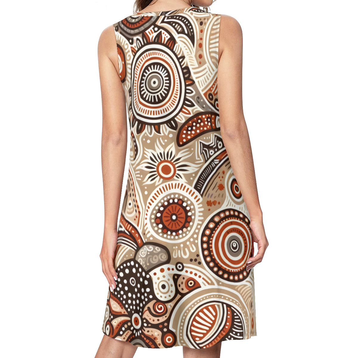 Abstract Motifs Women's Casual Dress
