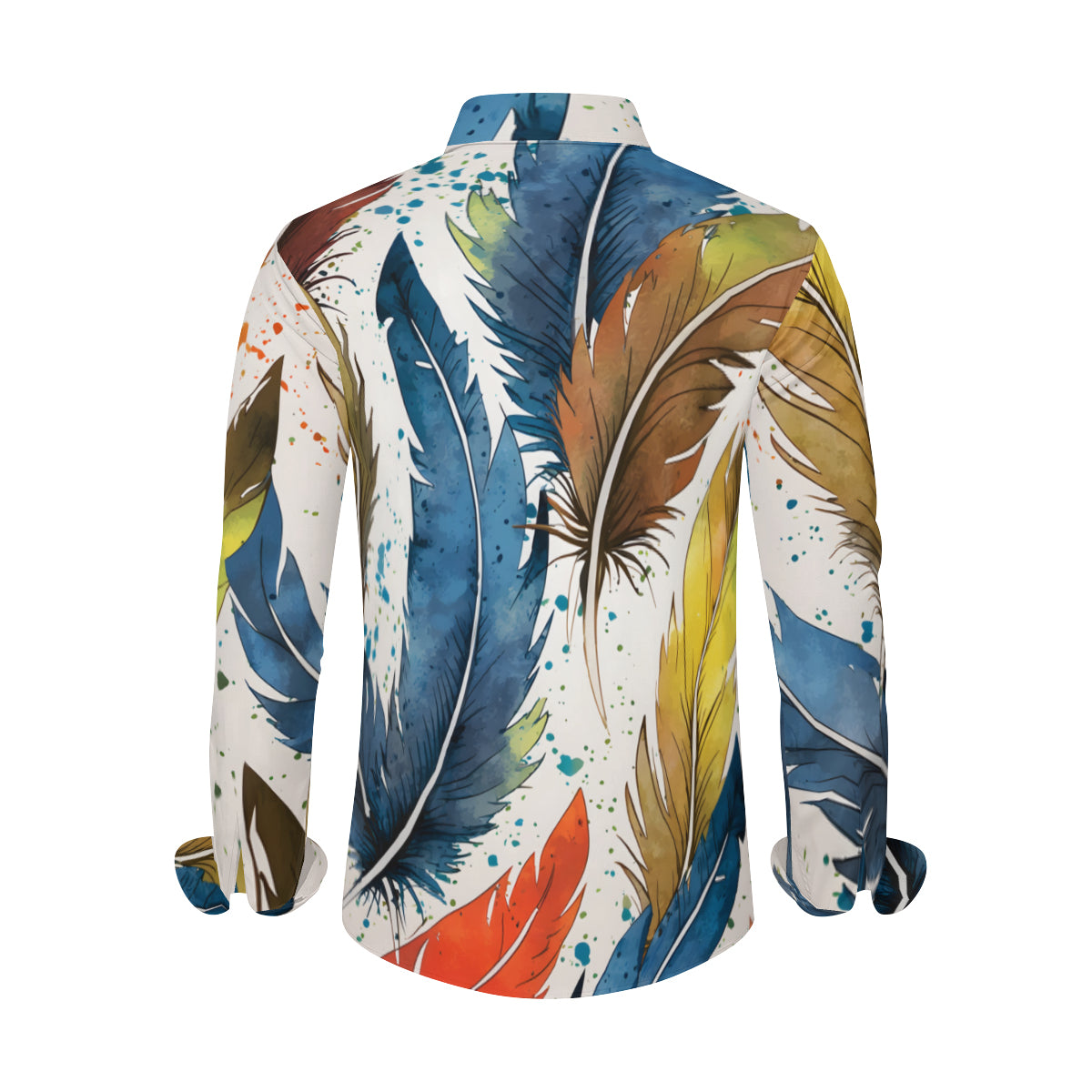 Expressive Feathers Men's Classic Long-Sleeved Shirt |