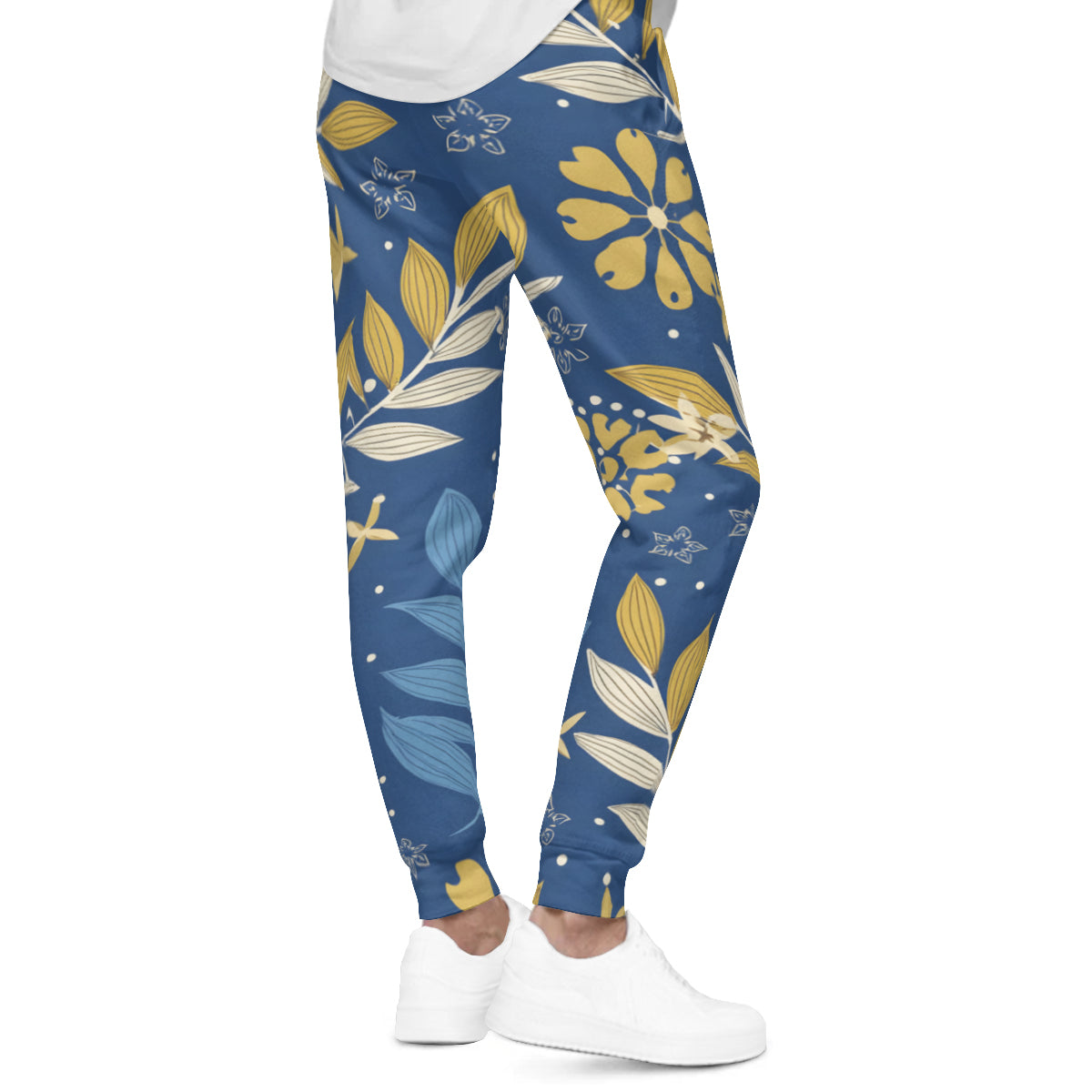 Tropical Pattern Men's Adult Hoodie Set (Double-Layer Hood)