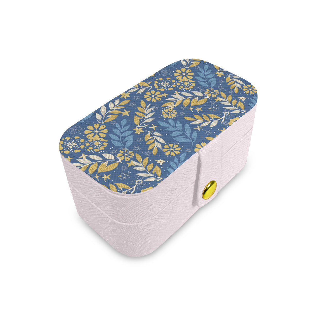 Tropical pattern Personalized Portable Jewelry Box