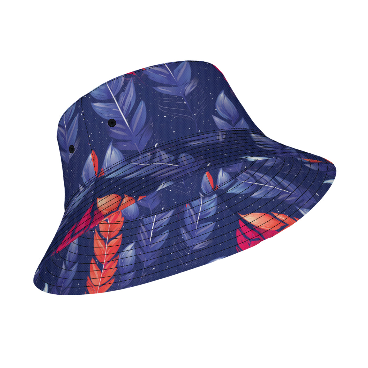 Abstract Pattern Double-Sided Unisex Polyester Bucket Hut