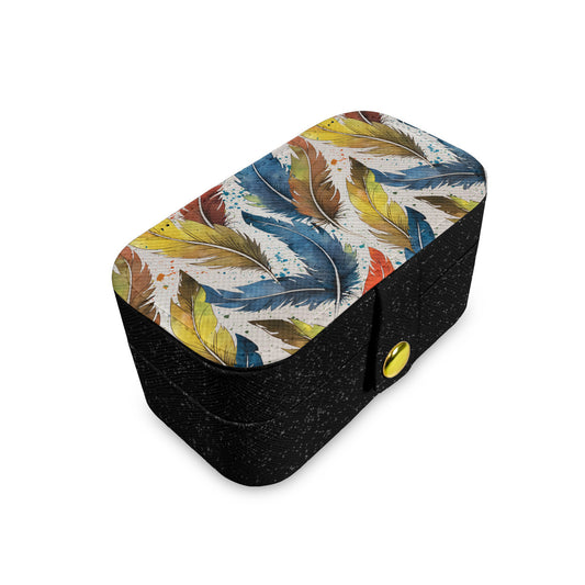 Expressive Feathers Personalized Portable Jewelry Box