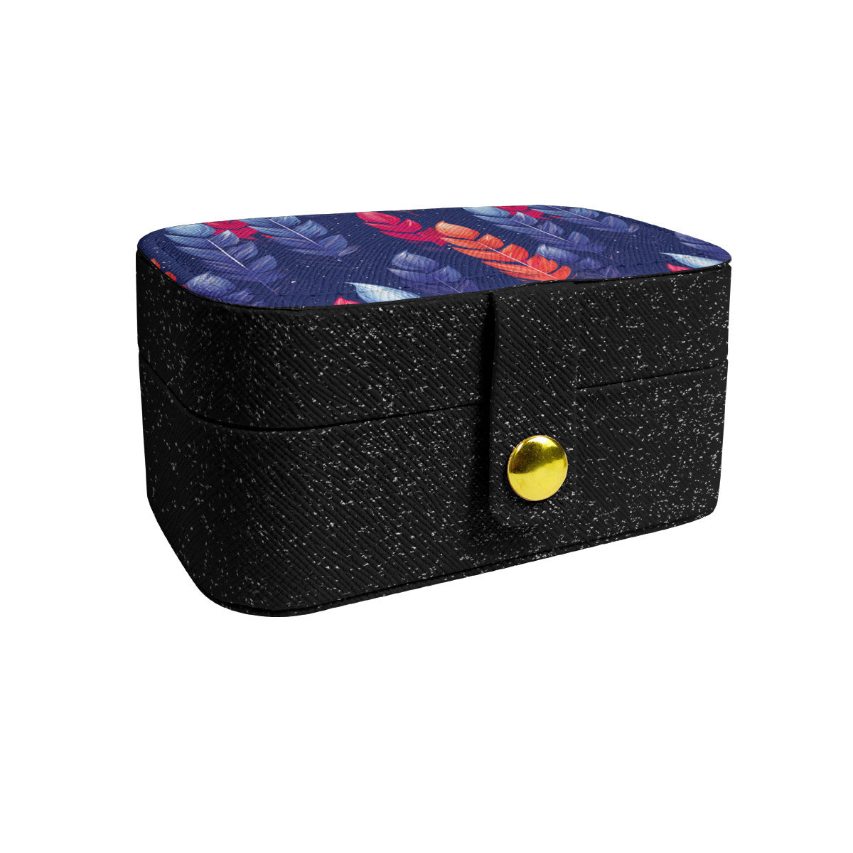 Abstract Pattern Personalized Portable Jewelry Box