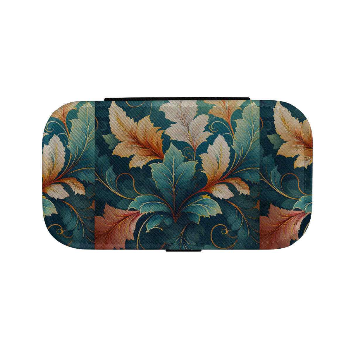 Botanical Pattern Personalized Portable Jewelry Box