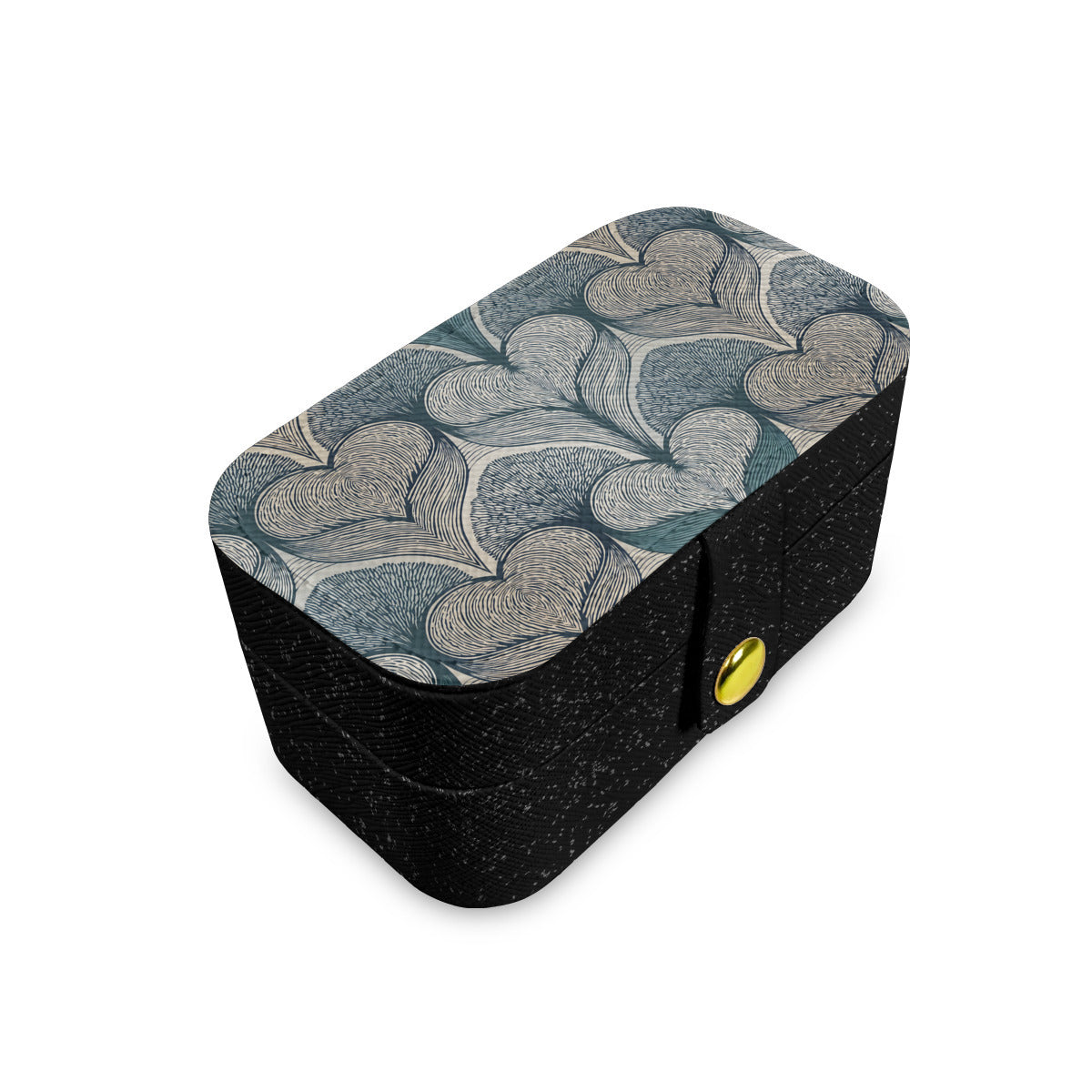 Botanical Patterns Personalized Portable Jewelry Box