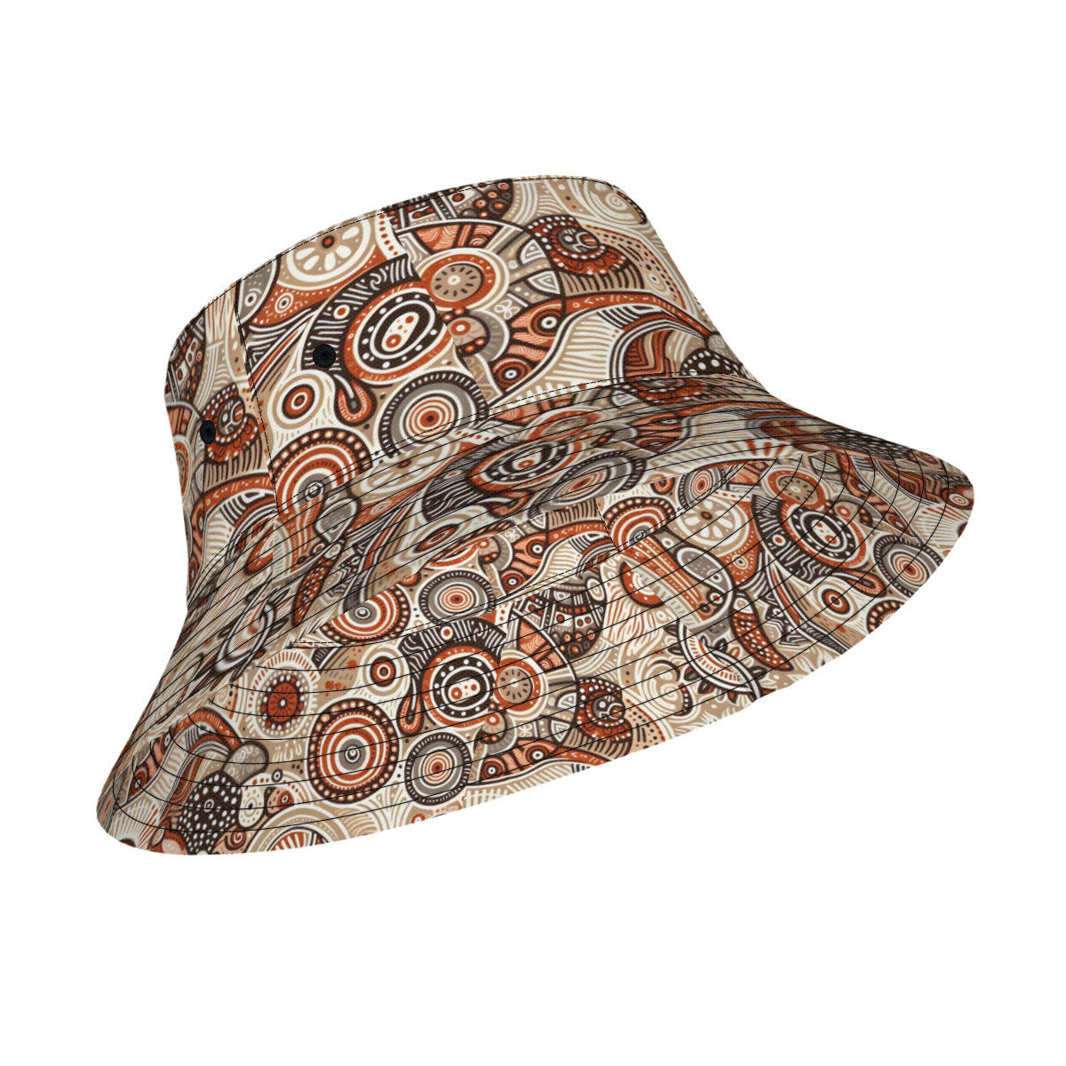 Abstract Motifs Double-Sided Unisex Polyester Bucket Hat