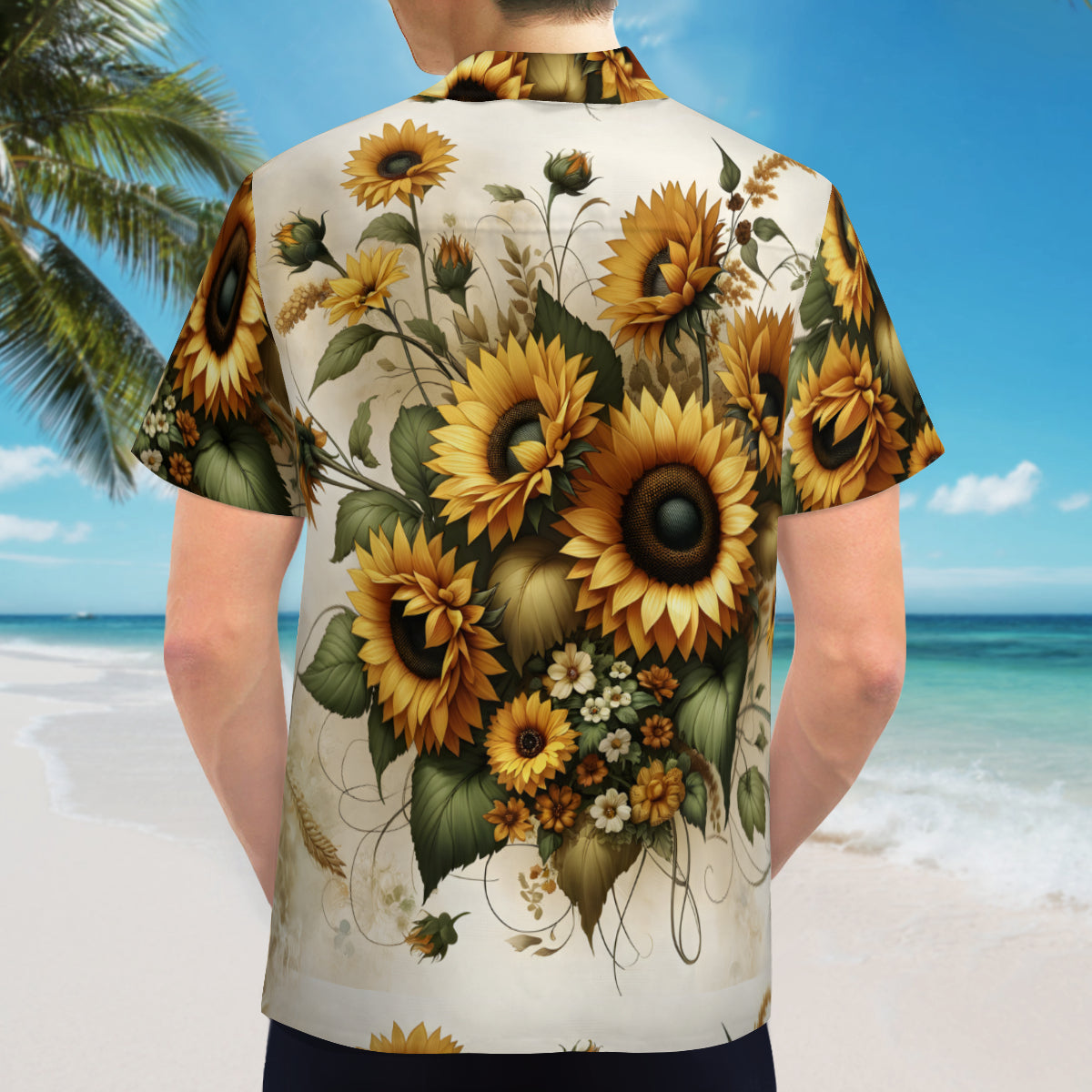 Sunflower Men's Casual Short-Sleeved Shirt