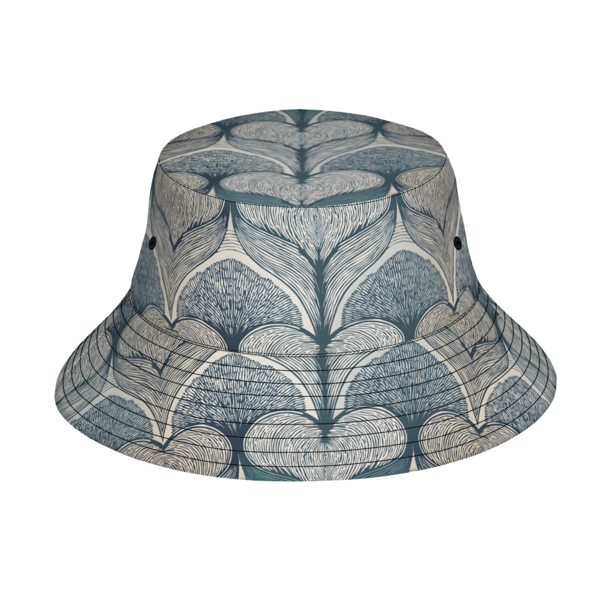 Botanical Patterns Double-Sided Unisex Polyester Bucket Hat