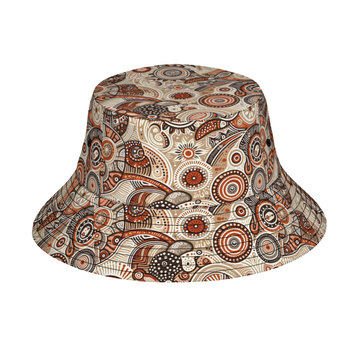 Abstract Motifs Double-Sided Unisex Polyester Bucket Hat